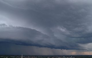 Nubes y tormentas del 8 diciembre 2003 en Buenos Aires