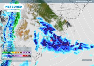 Nuestros mapas confirman una ciclogénesis con tormentas este fin de semana en el centro de Argentina