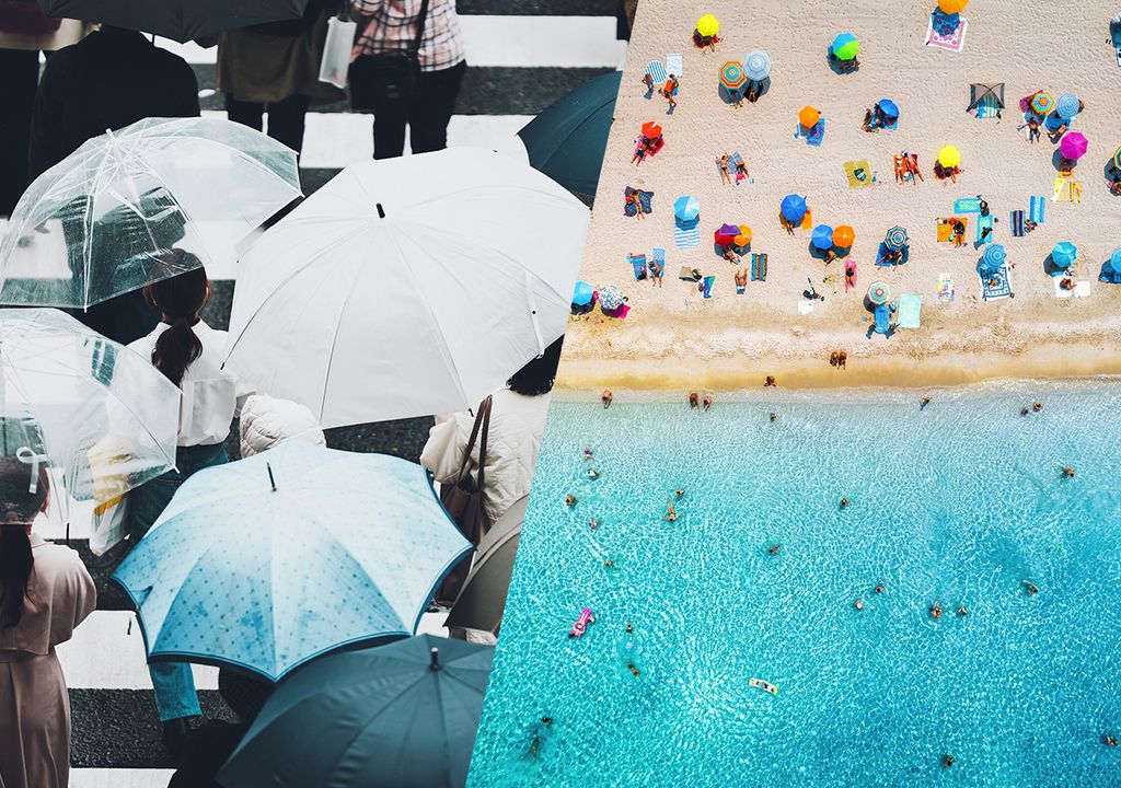 Paraguas por sombrillas, verano 2023
