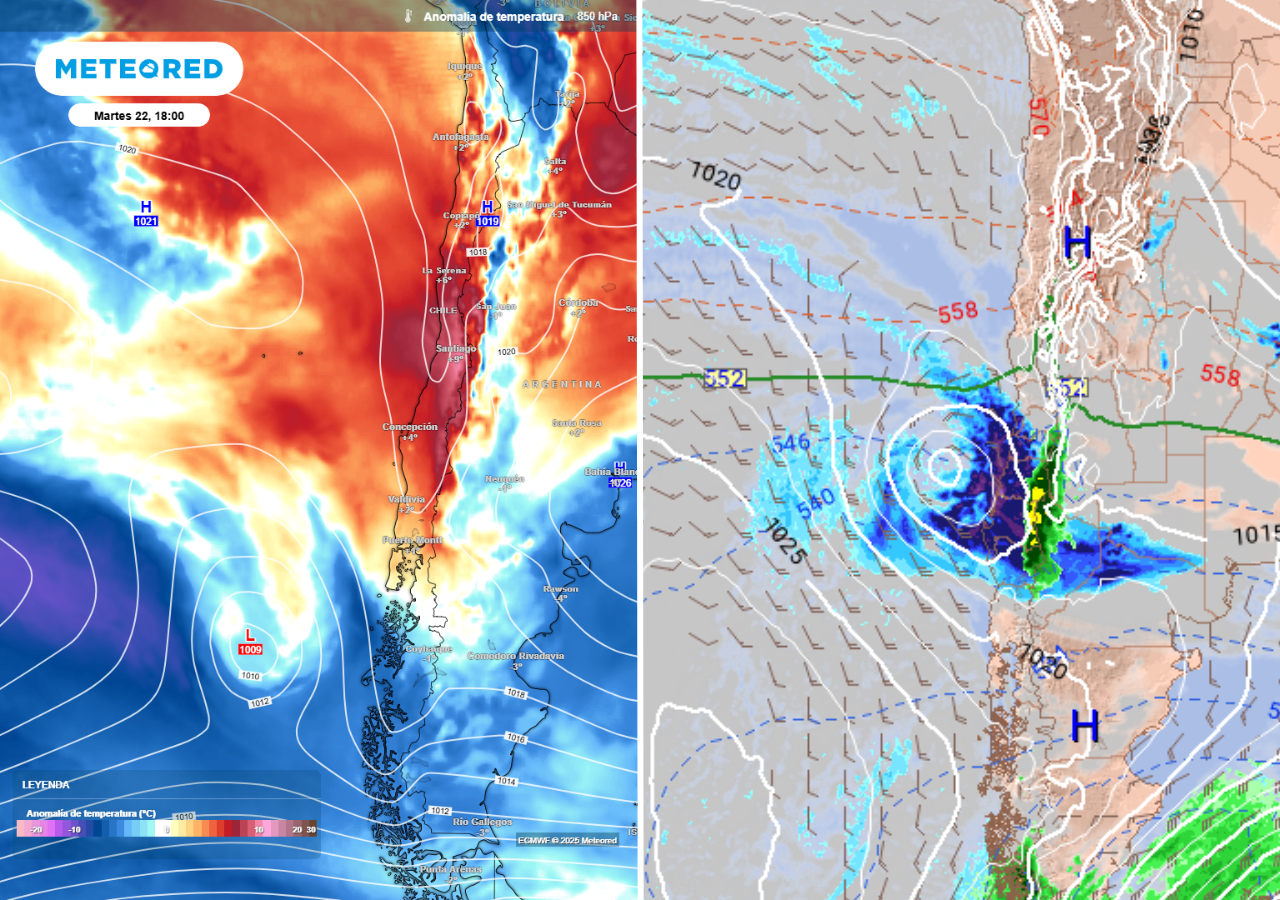 Luego de unas jornadas con calor anómalo a comienzo de semana, las precipitaciones podrían llegar a la zona central.