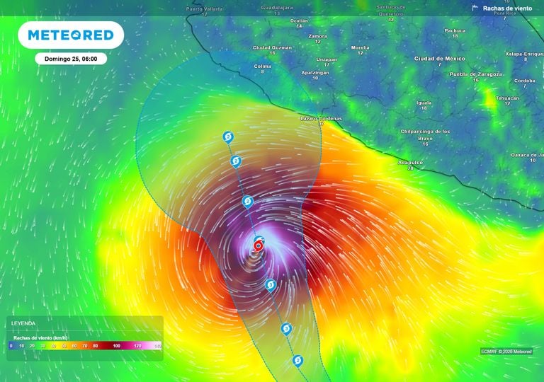 Nueva amenaza de cicl&oacute;n tropical: hurac&aacute;n Vance se acercar&aacute; a costas de Michoac&aacute;n, Colima y Jalisco este fin de semana