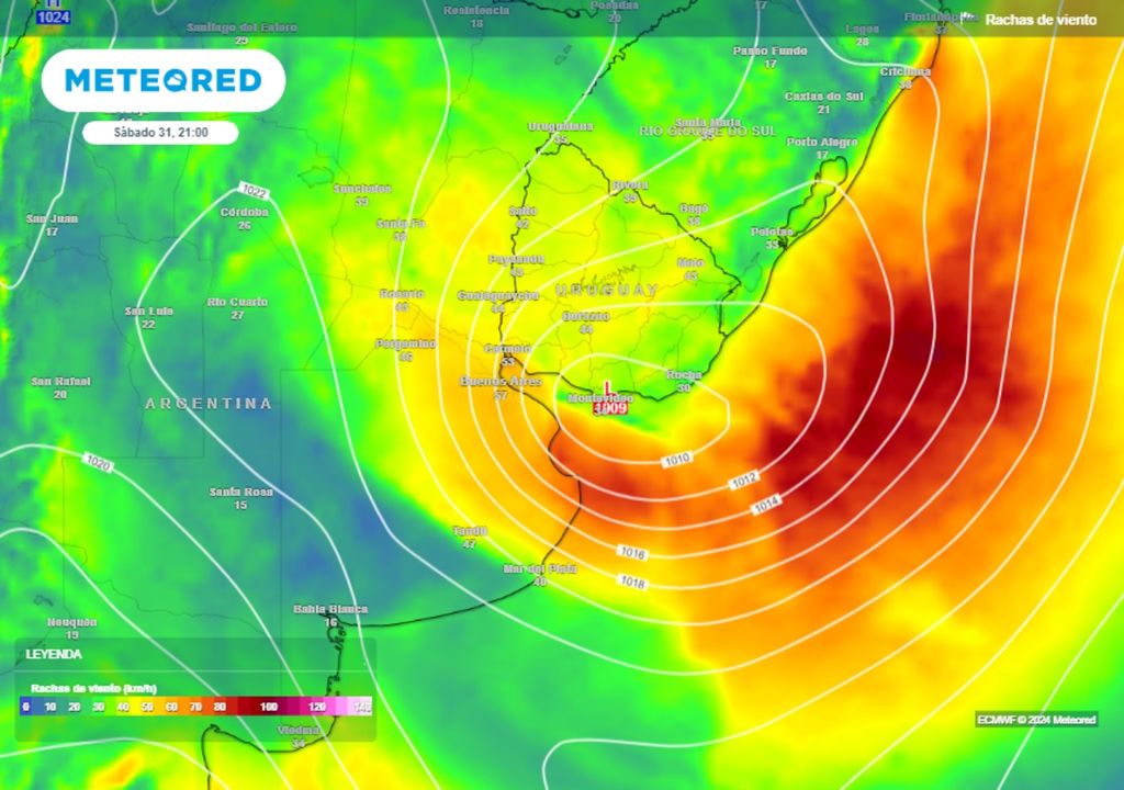 Ciclogénesis tormenta de Santa Rosa Argentina tiempo clima pronóstico alerta lluvias Ciclogénesis tormenta de Santa Rosa Argentina tiempo clima pronóstico alerta lluvias