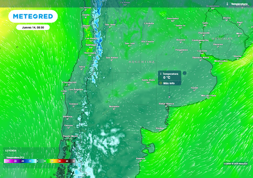Nueva irrupci&oacute;n de aire fr&iacute;o en Argentina: vuelven las heladas y regresan las lluvias durante estos d&iacute;as