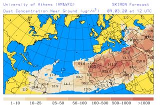 Nueva irrupción de polvo en suspensión y calima sobre Canarias