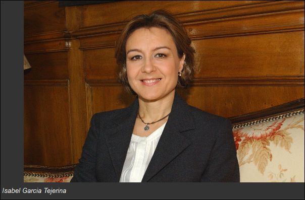 Foto de la nueva ministraCURRICULUM VITAE DE ISABEL GARCÍA TEJERINAIsabel García Tejerina, ministra de Agricultura Alimentación y Medio AmbienteLugar y fecha de nacimiento: Valladolid, 9 de octubre de 1968Estado Civil: Soltera