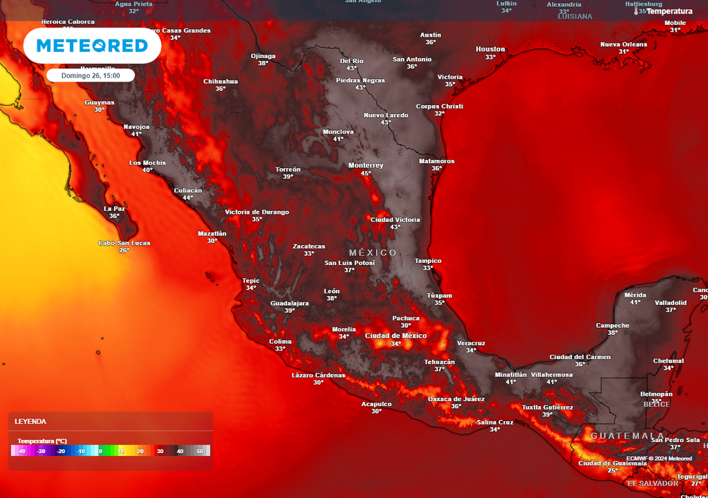 Nueva ola de calor en México