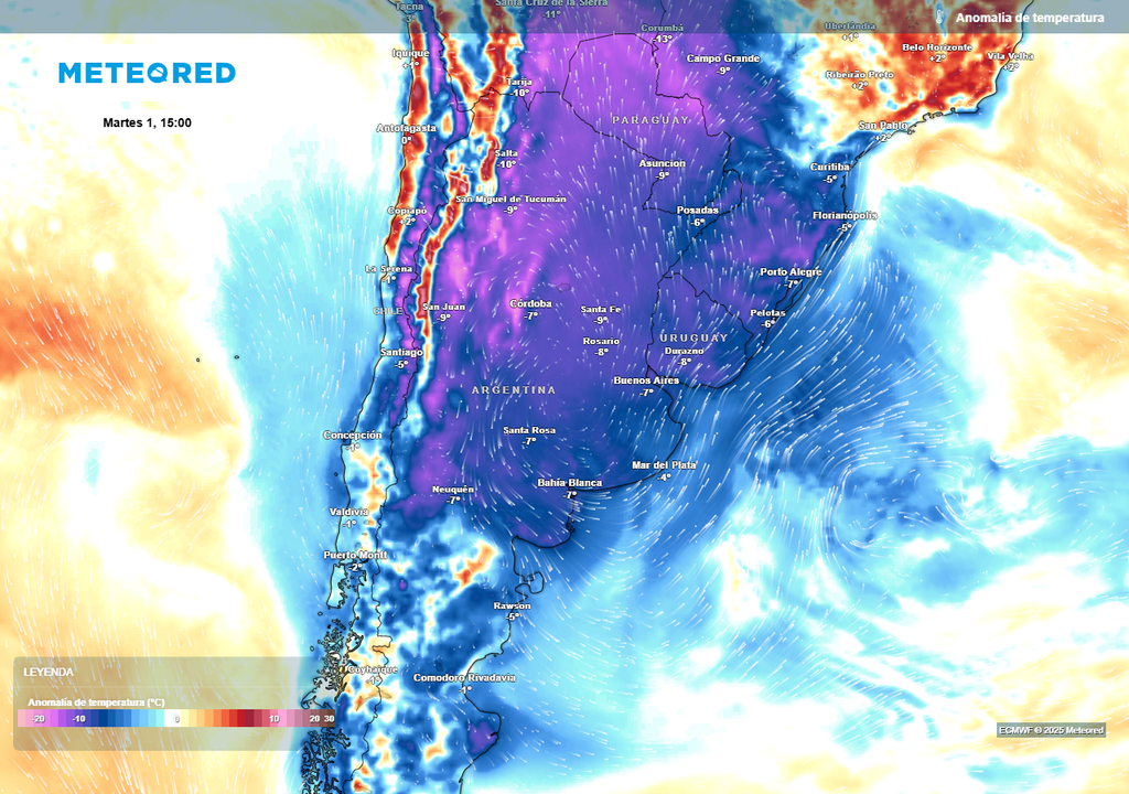 Ola Polar, Frio, Nieve, Heladas, Buenos Aires, AMBA, Argentina, Pronostico