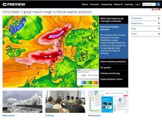 Nueva página Web del CEPMP/ECMWF: versión beta