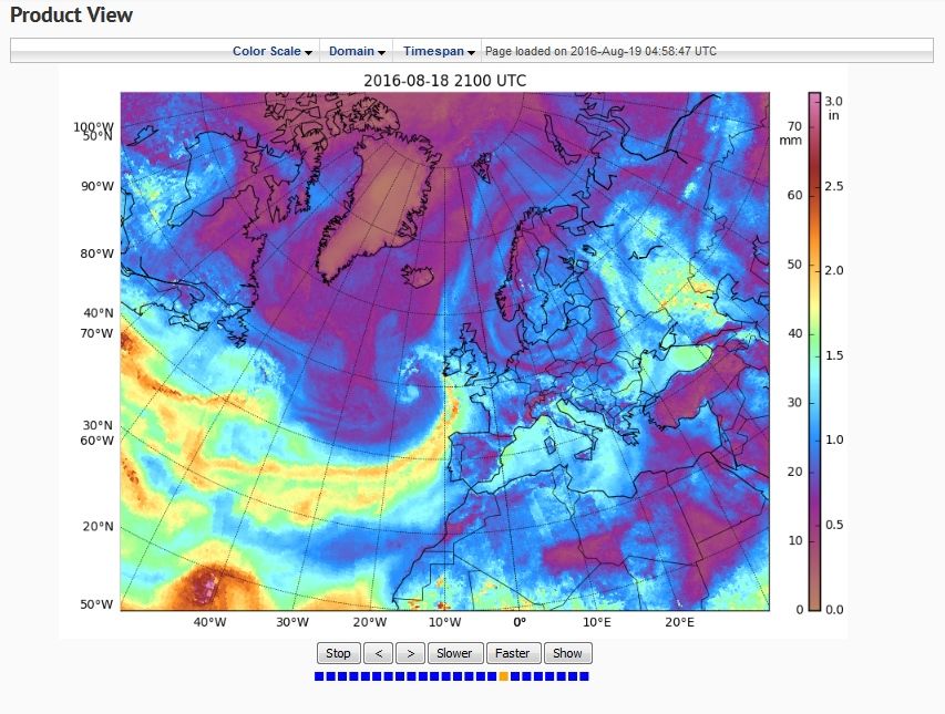 Nueva Página Web Sobre Agua Precipitable Y Ríos Atmosféricos