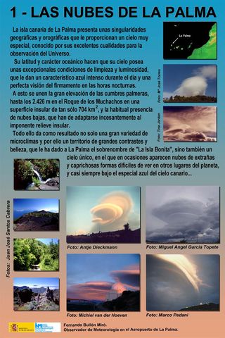 Nueva versión de las fotos de la Expo de “Las nubes de La Palma”