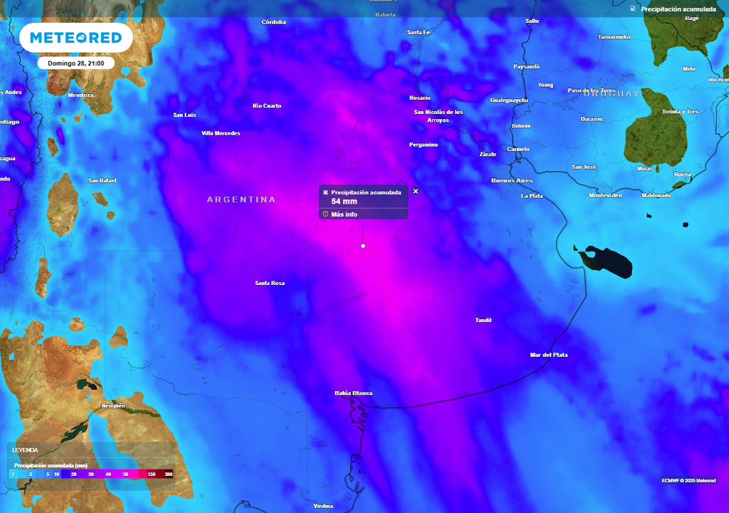 Argentina tiempo pronóstico clima primavera lluvias tormentas