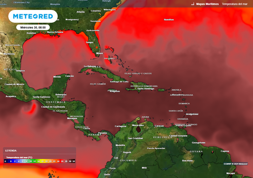 La mer des Caraïbes reste plus chaude que la normale (29-31 °C) et les conditions atmosphériques devraient permettre le développement d'un nouveau cyclone au début du mois de novembre.