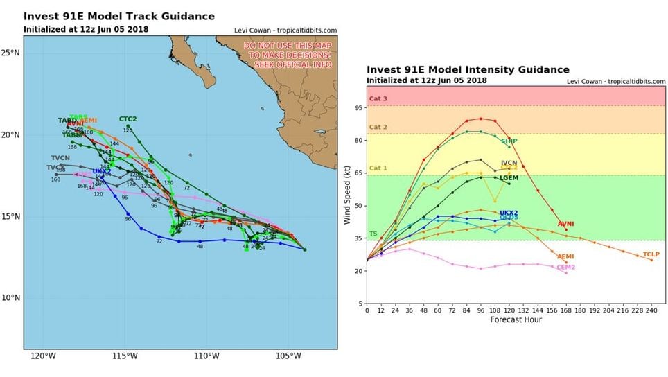 Se forma la primera tormenta tropical en el Pacífico