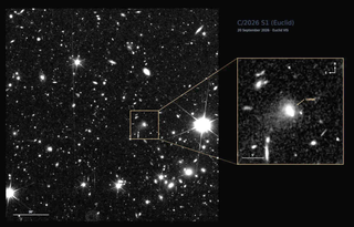 Descubierto un nuevo cometa a 1.300 millones de kil&oacute;metros de la Tierra: su nombre, C/2026 S1 (Euclid)