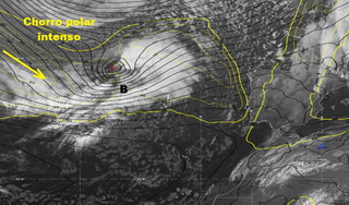 Nuevo frente activo por el oeste asociado a baja secundaria profunda