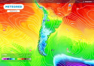 Nuevo frente frío polar con nieve, lluvia e importante descenso térmico: así será el tiempo en Argentina esta semana