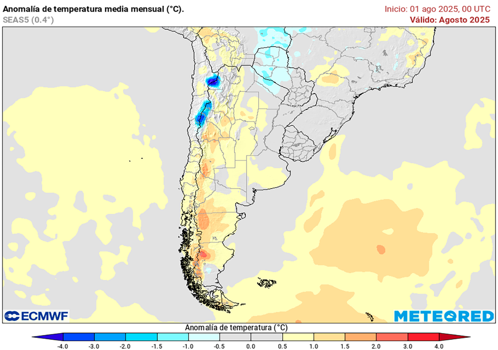 Heladas, Olas de frío, Pronostico, Argentina, Buenos Aires, Temperatura