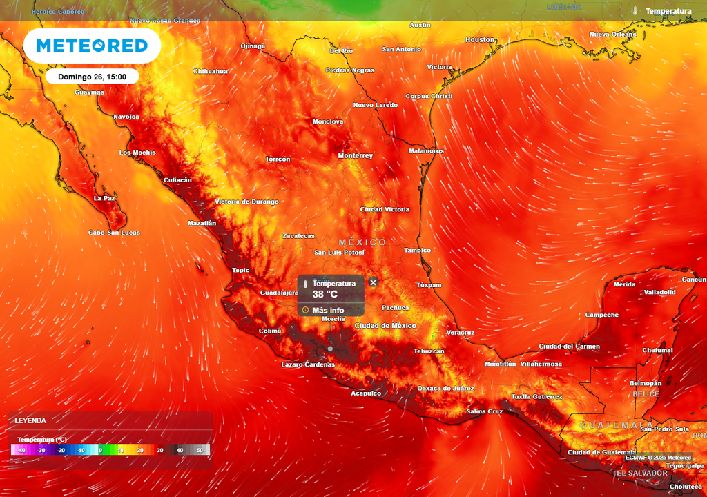 Pronóstico de temperaturas en grados Celsius Pronóstico de temperaturas en grados Celsius