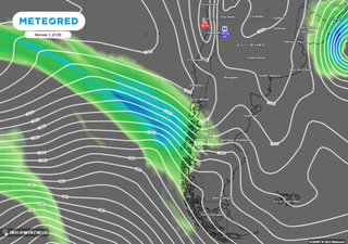 Nuevo río atmosférico a la vista: fin de semana llega con lluvias intensas en el sur y Patagonia