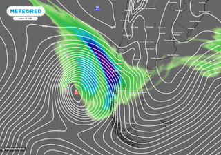 ¡Nuevo río atmosférico a la vista! Semana promete un comienzo con lluvias en Chile