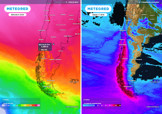 Nuevo río atmosférico dejará cerca de 150 mm de precipitaciones sobre la Región de Aysén esta semana