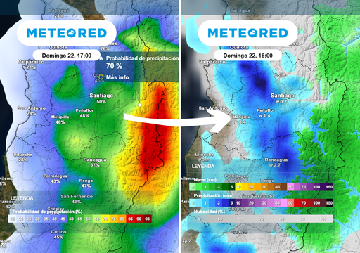 &ldquo;Nuevo sistema frontal apunta a la Regi&oacute;n Metropolitana&rdquo;: revelan el d&iacute;a exacto en que vuelven las lluvias a Santiago