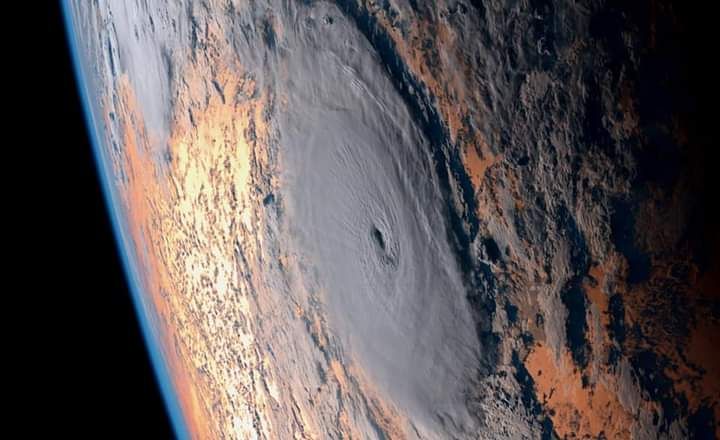 Imagen de un ciclón tropical sobre el Indico. Imagen solo para ilustración. NASA