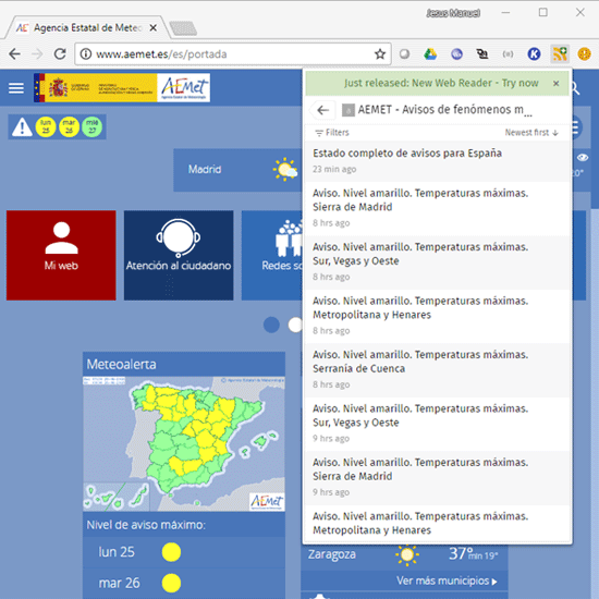 Nuevos Canales De Suscripción A Los Avisos De Fenómenos Meteorológicos Adversos Nuevos Canales De Suscripción A Los Avisos De Fenómenos Meteorológicos Adversos