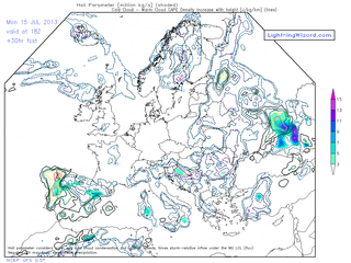 Nuevos mapas convectivos en el portal de lightningwizard.com