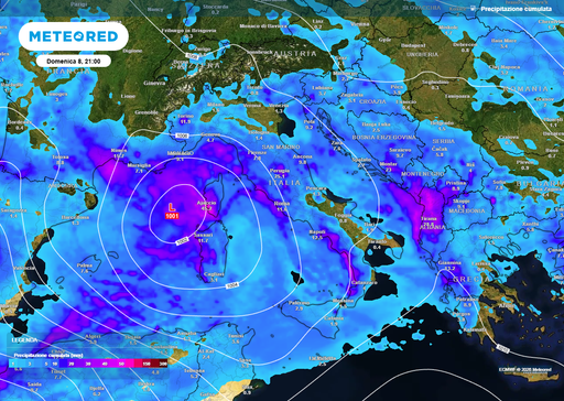 Meteo, prossima settimana critica per l'Italia: in arrivo l'ennesimo ciclone, maltempo diffuso