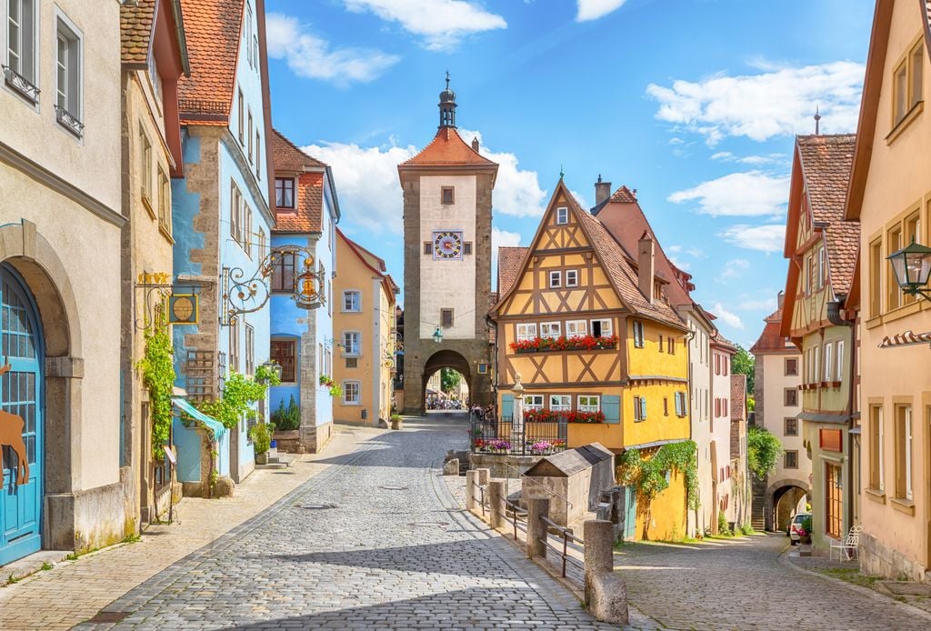Rothenburg ob der Tauber Das Juwel Frankens sicherte sich Platz 4: Rothenburg ob der Tauber. Foto: Adobe Stock