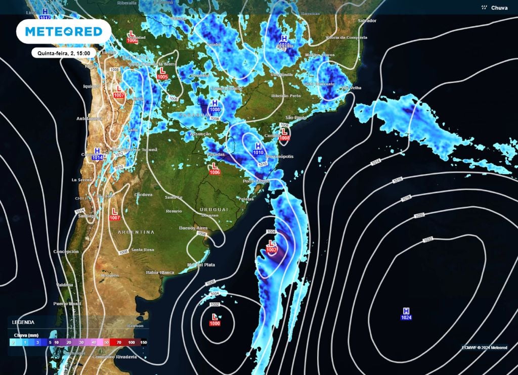 frente fria no início de janeiro