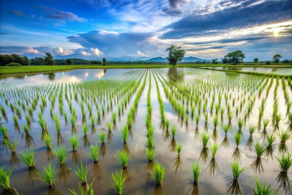 ¿Es el arroz el culpable? El cultivo tradicional emite más gases de los que se creía, según unos científicos en Nature Naturaleza, arroz, inundado