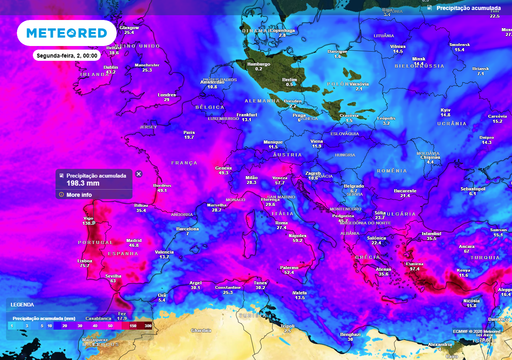 O Atl&acirc;ntico nordeste ser&aacute; um ninho de tempestades pelo menos at&eacute; 2 de fevereiro: Portugal entre os pa&iacute;ses mais afetados