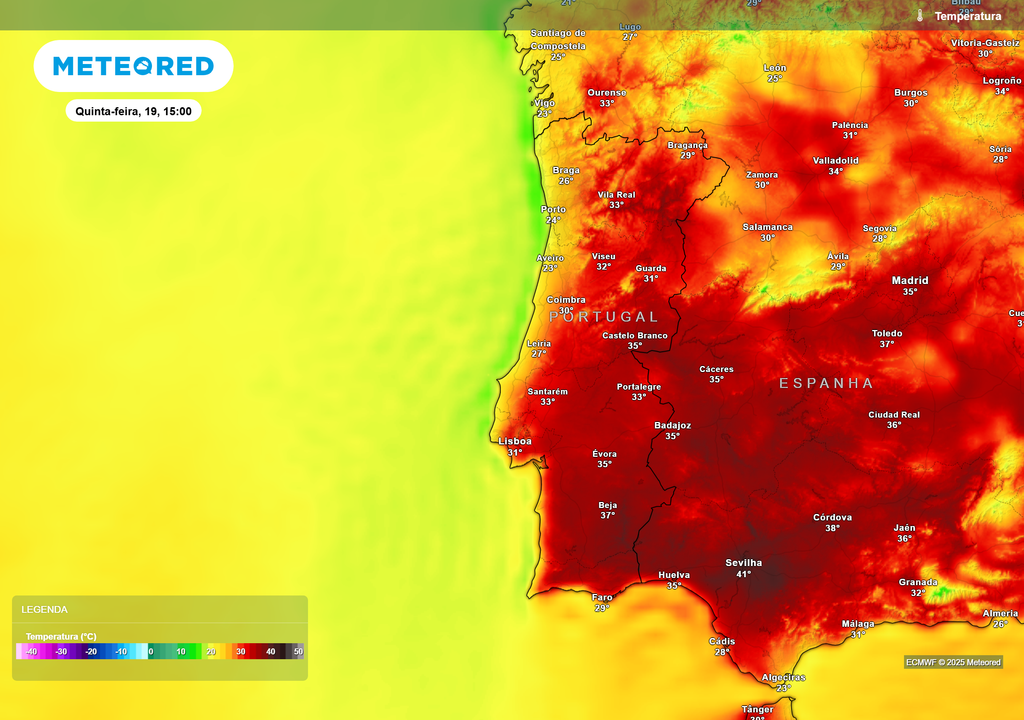 temperatura do ar à superfície temperatura do ar à superfície