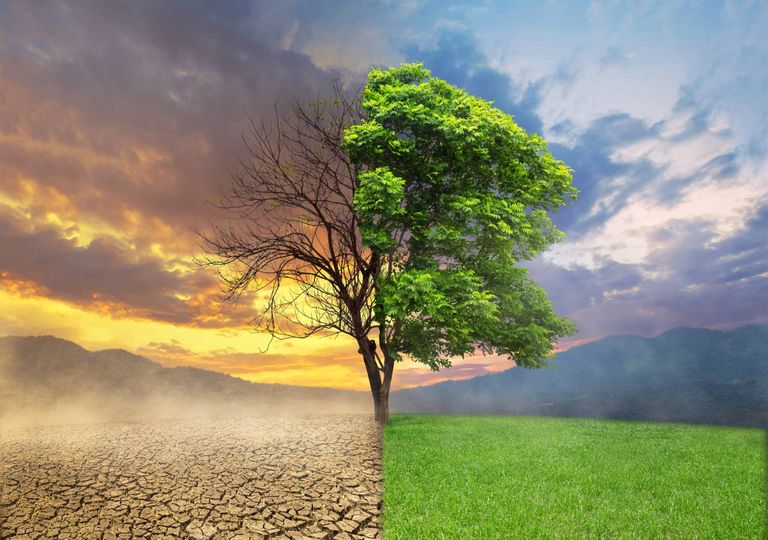 Alterações climáticas concetual Alterações climáticas concetual