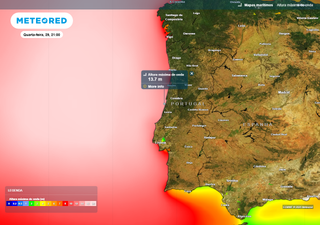 O comboio de tempestades não acabou: amanhã chegará Ivo, a mais fria e com todos estes fenómenos de impacto em Portugal