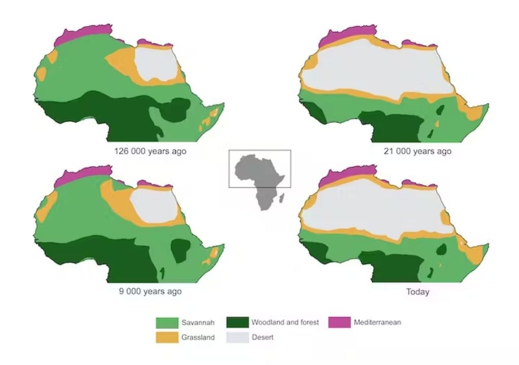 The Sahara Desert Was Once A Green Savannah Thousands Of Years Ago!