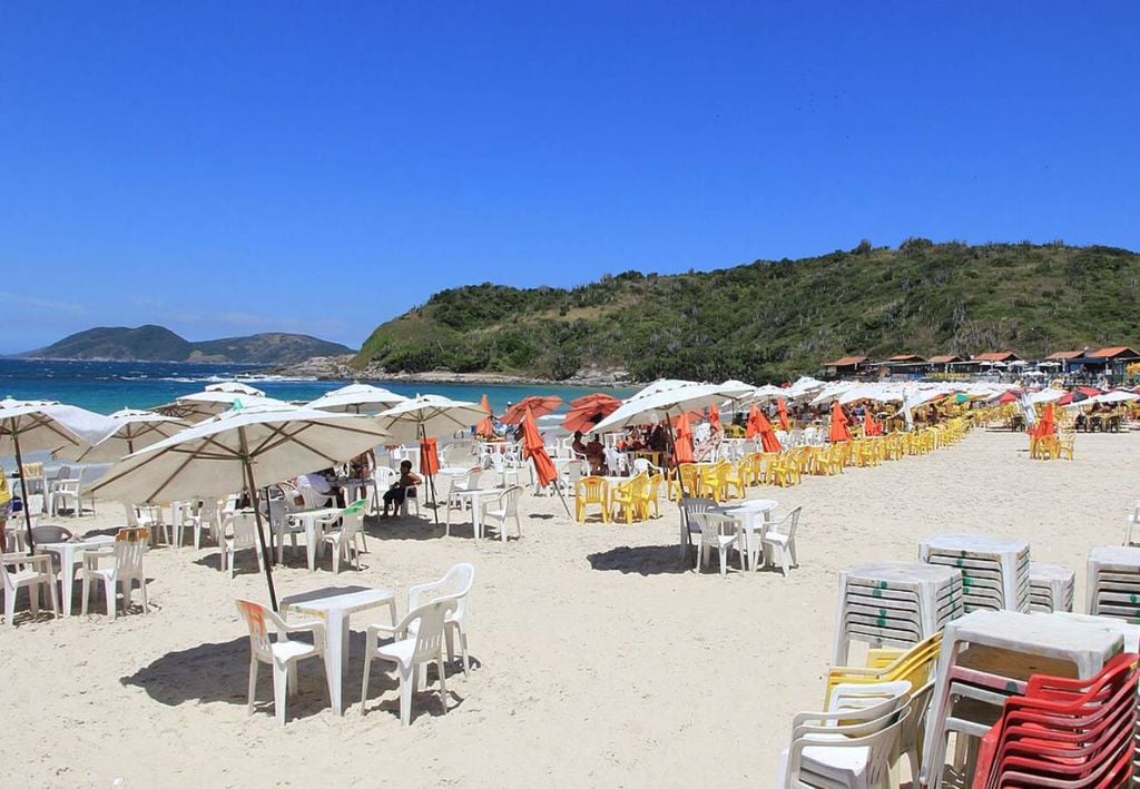 A Praia das Conchas, em Cabo Frio, Rio de Janeiro. Crédito: Wikipedia/Wikimedia Commons.