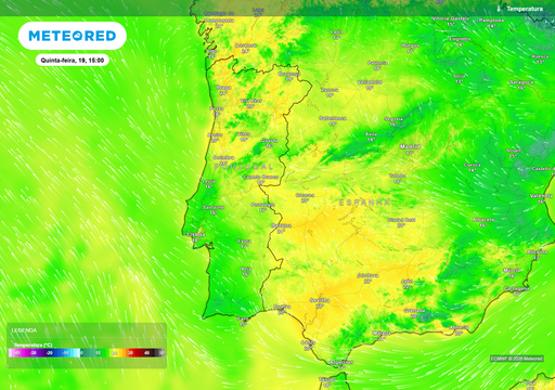 O Dia do Pai trar&aacute; temperaturas at&eacute; 5 &ordm;C mais baixas no Centro e Sul de Portugal continental