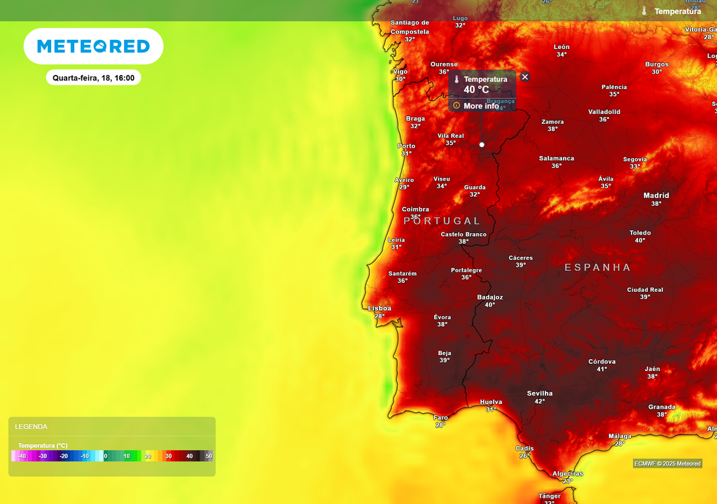 temperatura do ar à superfície temperatura do ar à superfície