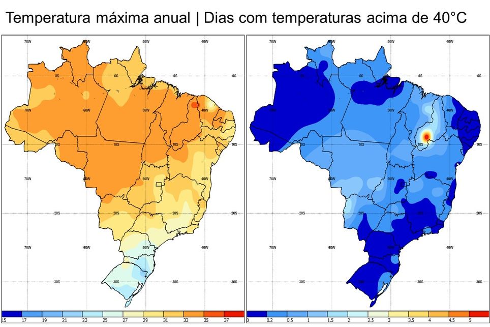 O estado mais quente do Brasil
