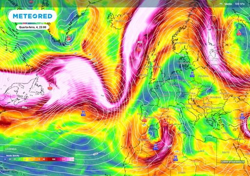 O fen&oacute;meno que poder&aacute; alterar drasticamente o tempo em Portugal em mar&ccedil;o persiste: situa&ccedil;&atilde;o atual