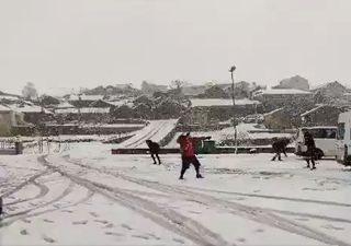 O frio resultante do ar polar trouxe neve a vários locais do Norte do país: veja aqui as imagens!