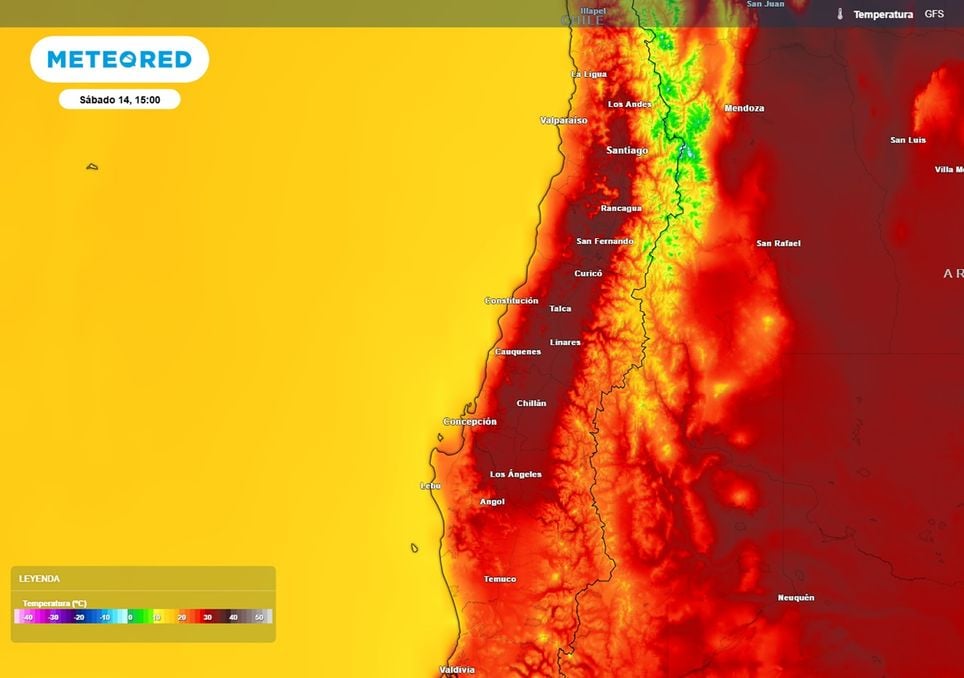 temperaturas previstas para el fin de semana