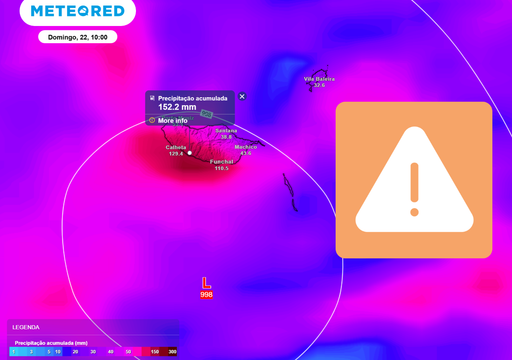 O IPMA refor&ccedil;a avisos meteorol&oacute;gicos da Madeira referentes &agrave; previs&atilde;o de 37 mm em 9 horas; h&aacute; mais avisos em vigor