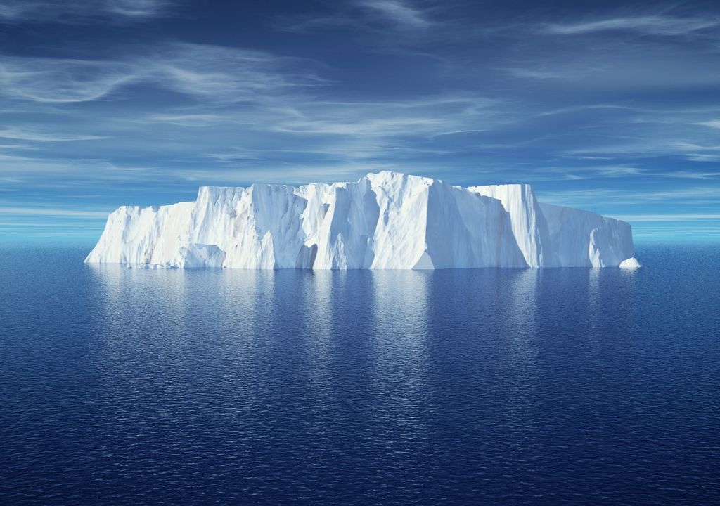 Eisberg im Ozean