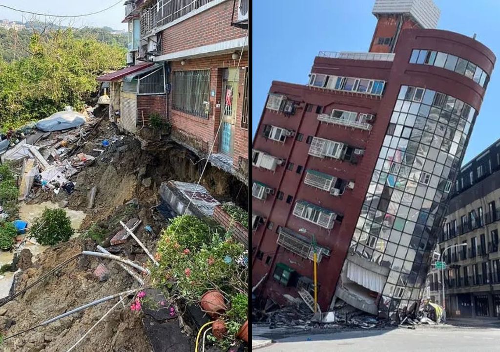 consecuencias del terremoto en Taiwan
