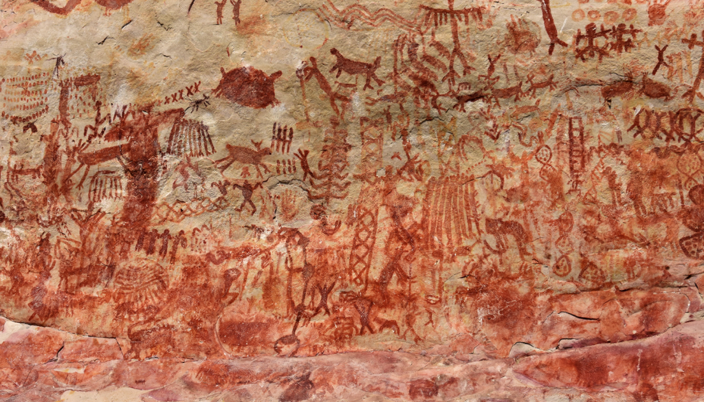 Pintura rupestre em Cerro Azul, Guaviare
