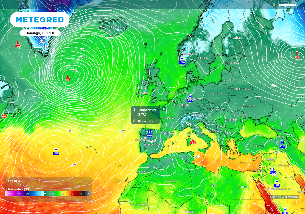 temperatura do ar à superfície; bloqueio anticilónico